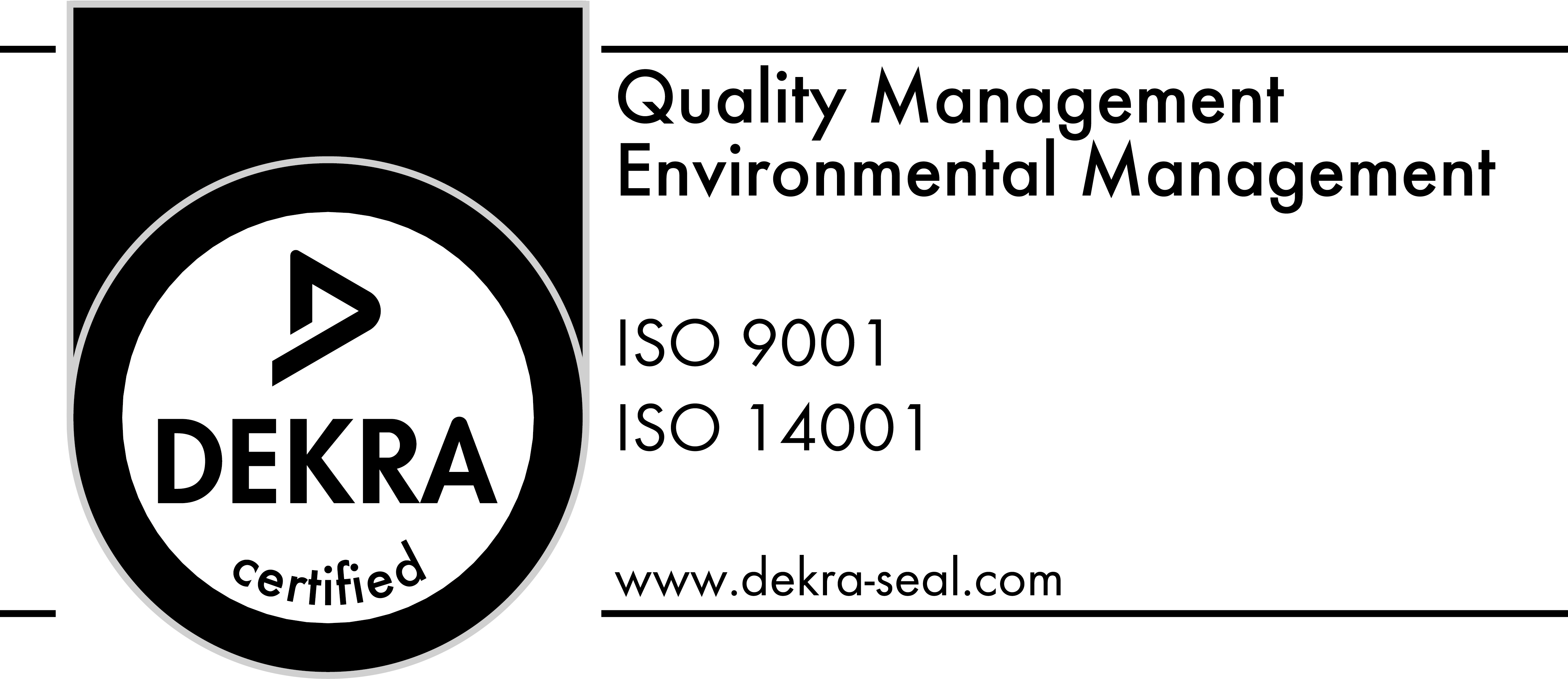 Logo für ISO 9001/ISO 14001