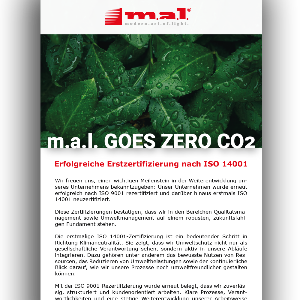 Newsletter Vorschau: ISO Zertifizierungen Dezember 2025